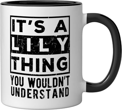 Taza cerámica con frase divertida en negro y blanco