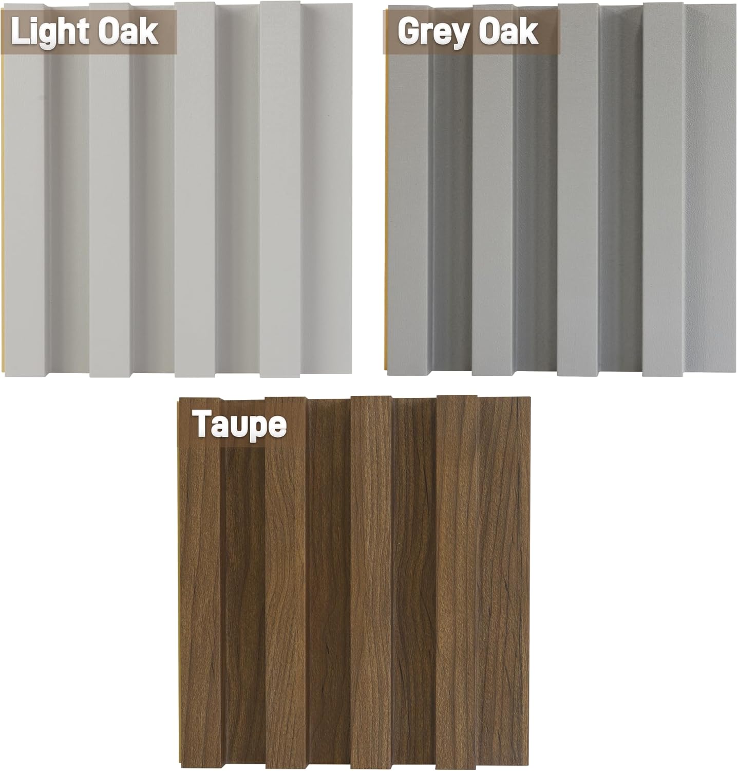 3 Pack Paneles Pared Madera 6x5.9pulg Decorativo Sala Dormitorio