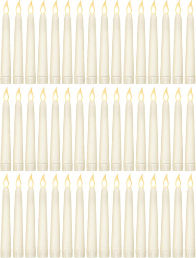 48 Velas LED Parpadeantes Realistas para Bodas y Decoración