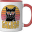 Taza Cerámica para Mascotas Roja/Blanca