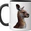 Taza cerámica Kangaroo negra/blanca