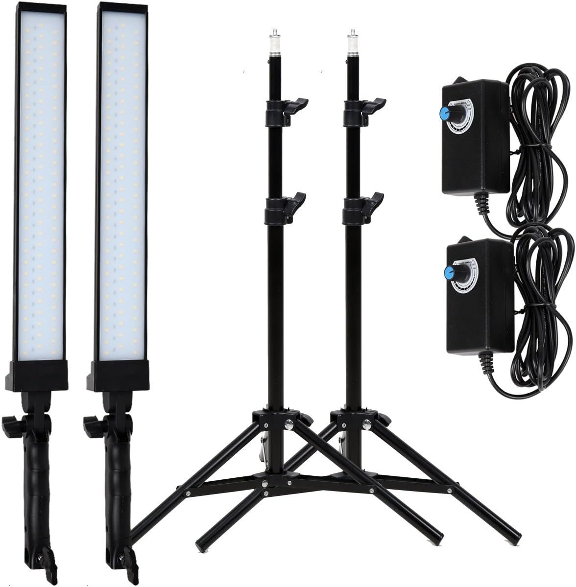 Kit iluminación LED estudio 180 luces ajustables