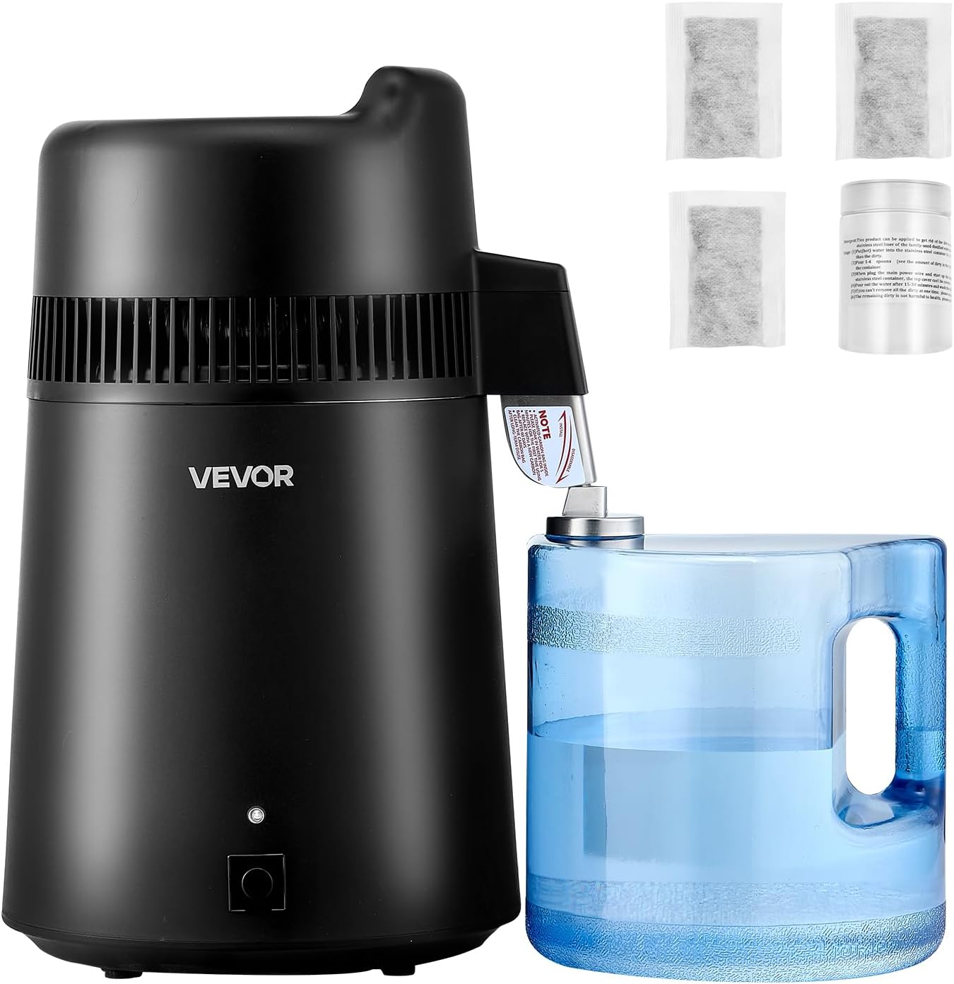 Destilador agua encimera 6l 900W acero inox sin BPA
