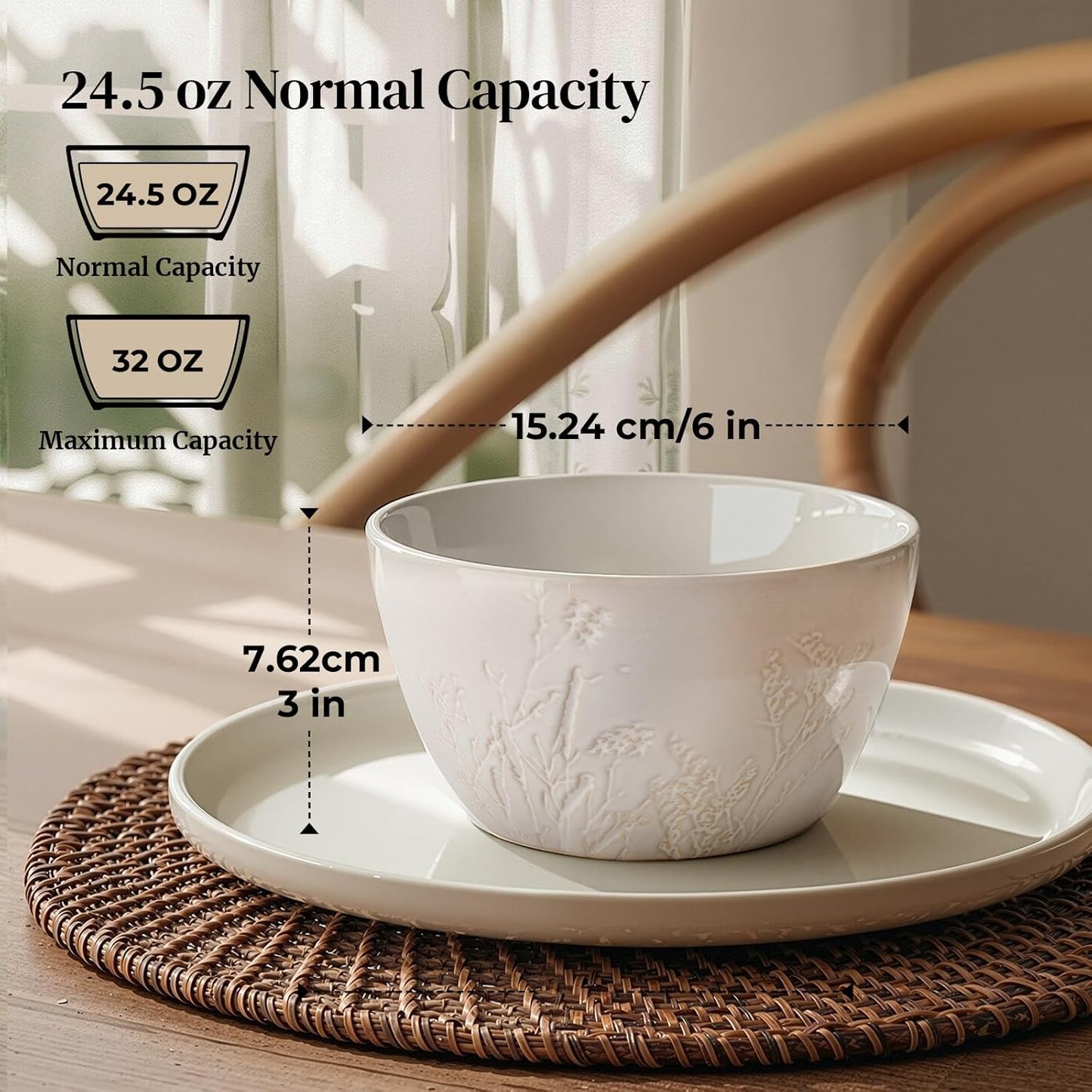Juego de cuencos para ensalada y sopa DOWAN 23-32 oz