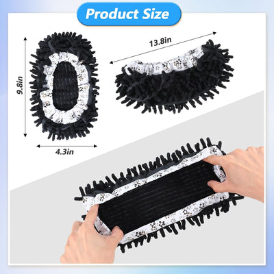 8 Pzas Pantuflas Microfibra Lavables para Casa Oficina