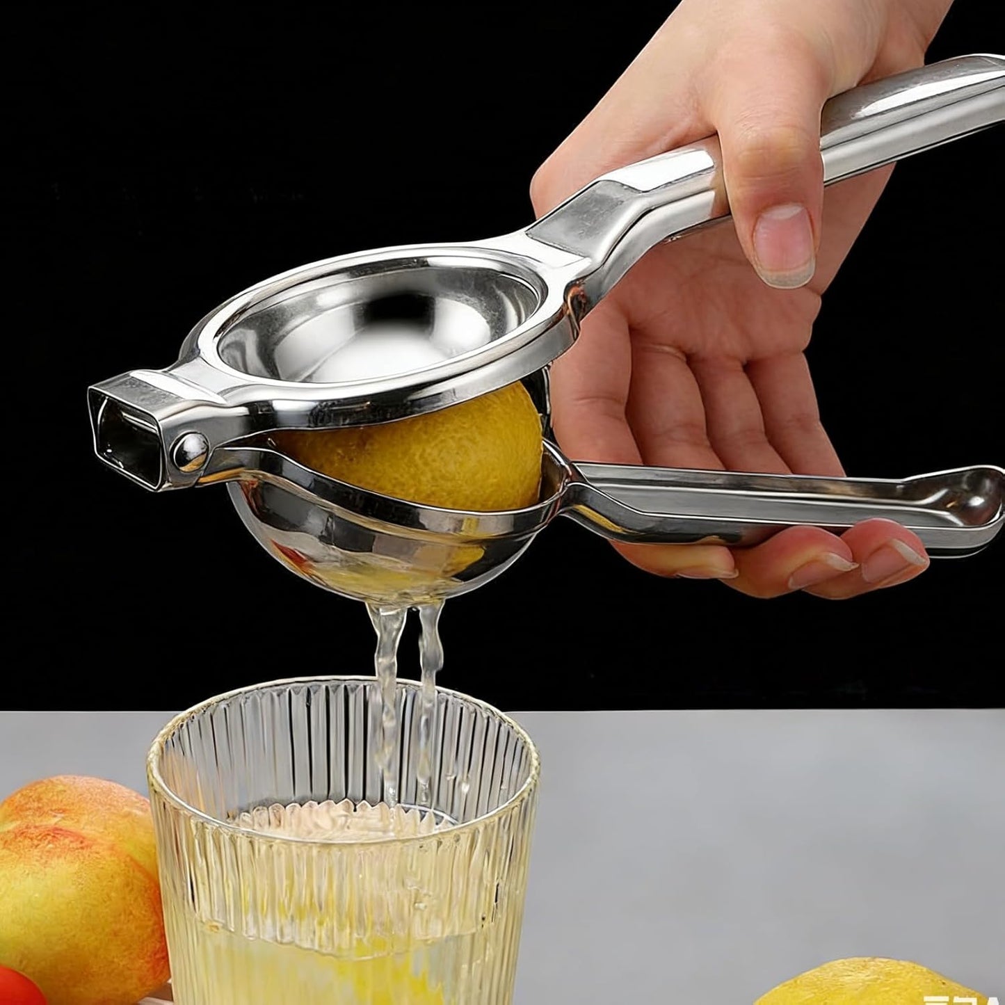 Exprimidor manual acero inox para limón y naranja