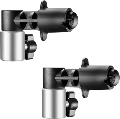 2 Abrazaderas Reflectoras para Soporte Luz 5/8pulg