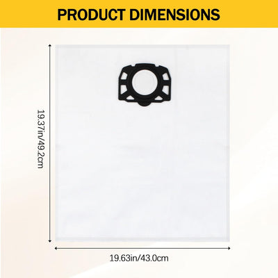 10 Pzas Filtro Forro Polar Comp Karcher WD4 WD5 MV4
