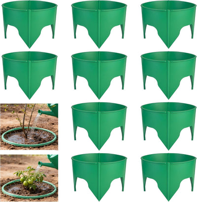 Anillos cultivo ajustables 6pulg redondos empalmables jardín