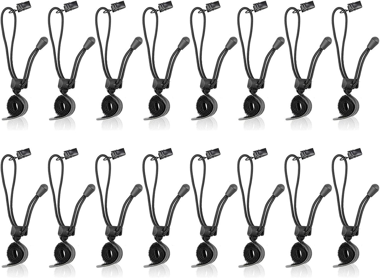 Soporte muselina telón estudio 16 pzas color negro