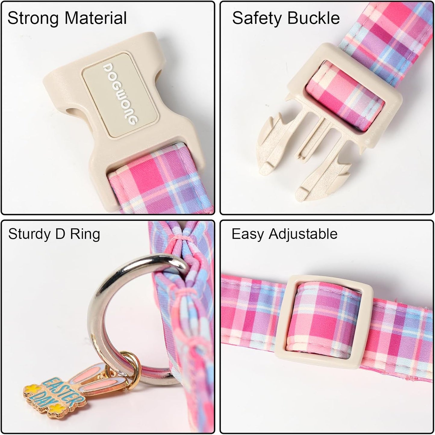 Collar Pascua ajustable para perros pequeños y medianos M