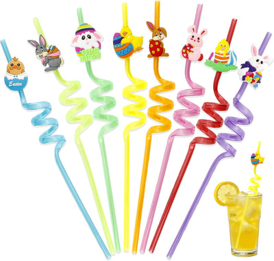 Popotes reutilizables para fiestas de Pascua y cumpleaños