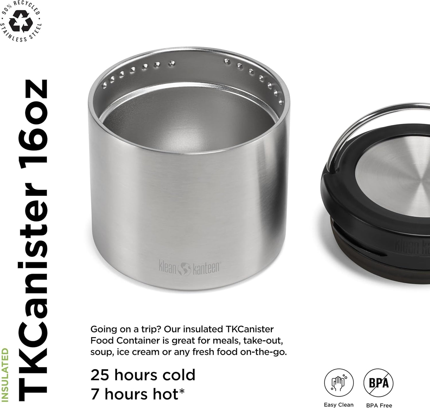 Recipiente aislado alimento 16oz set 2