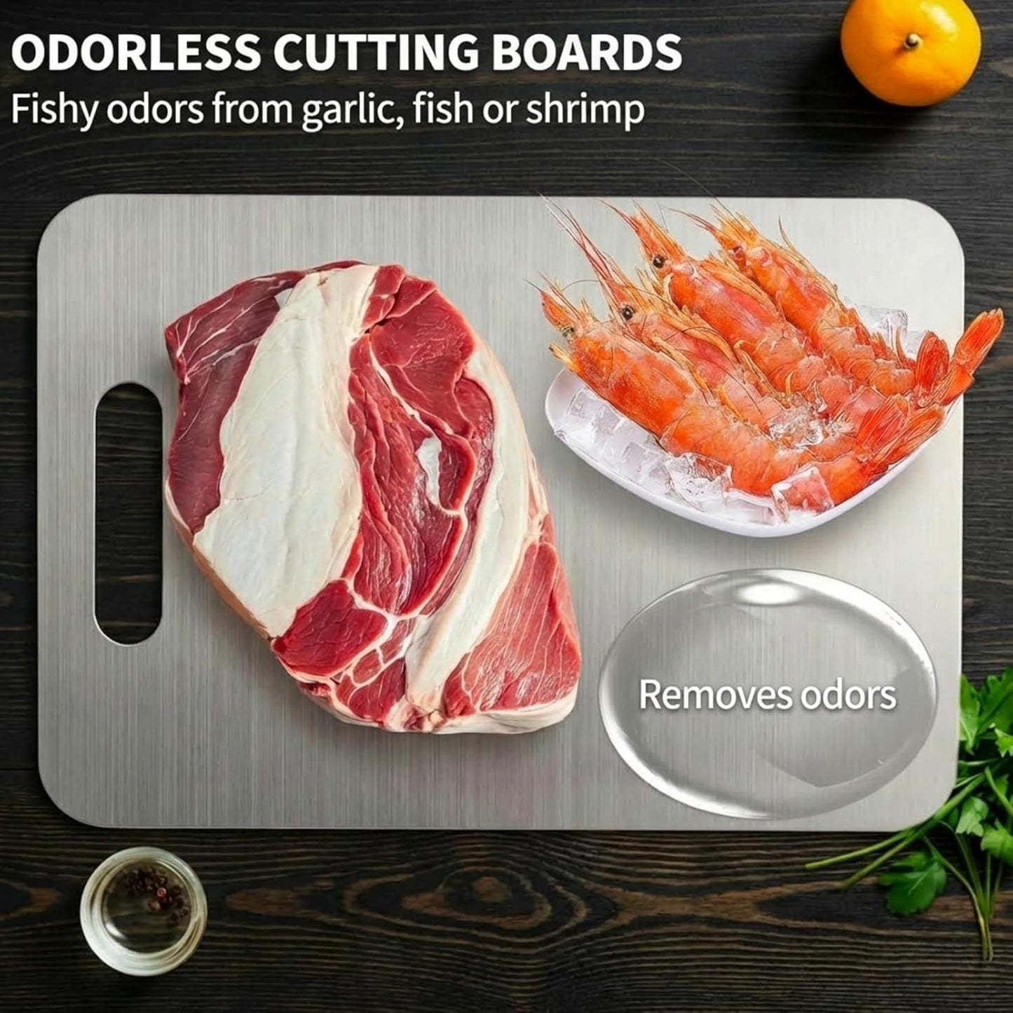 Tabla de cortar de titanio 100% puro grado alimenticio antideslizante