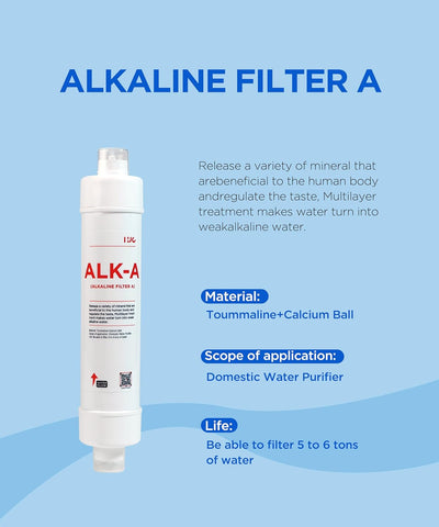 Cartucho filtro agua alcalino 10x2pulg con conexion rapida ph