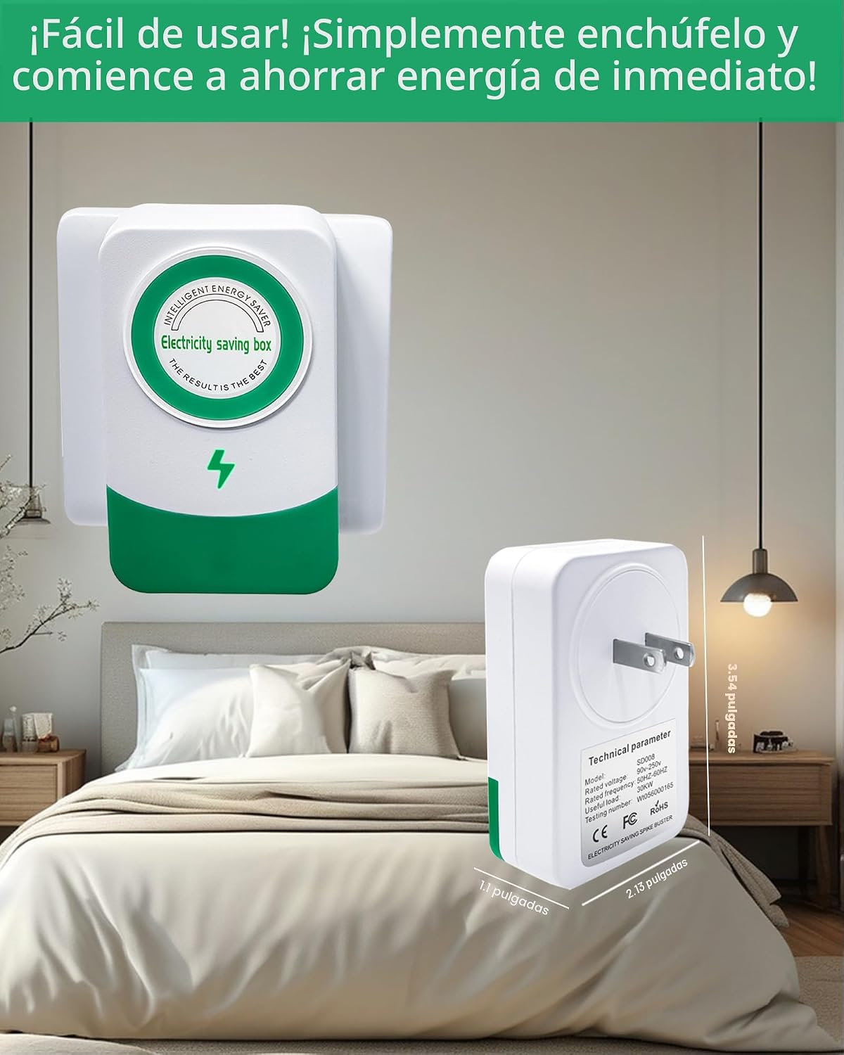 Dispositivo Stopwatt Plug 4 Pzas Hogar Oficina