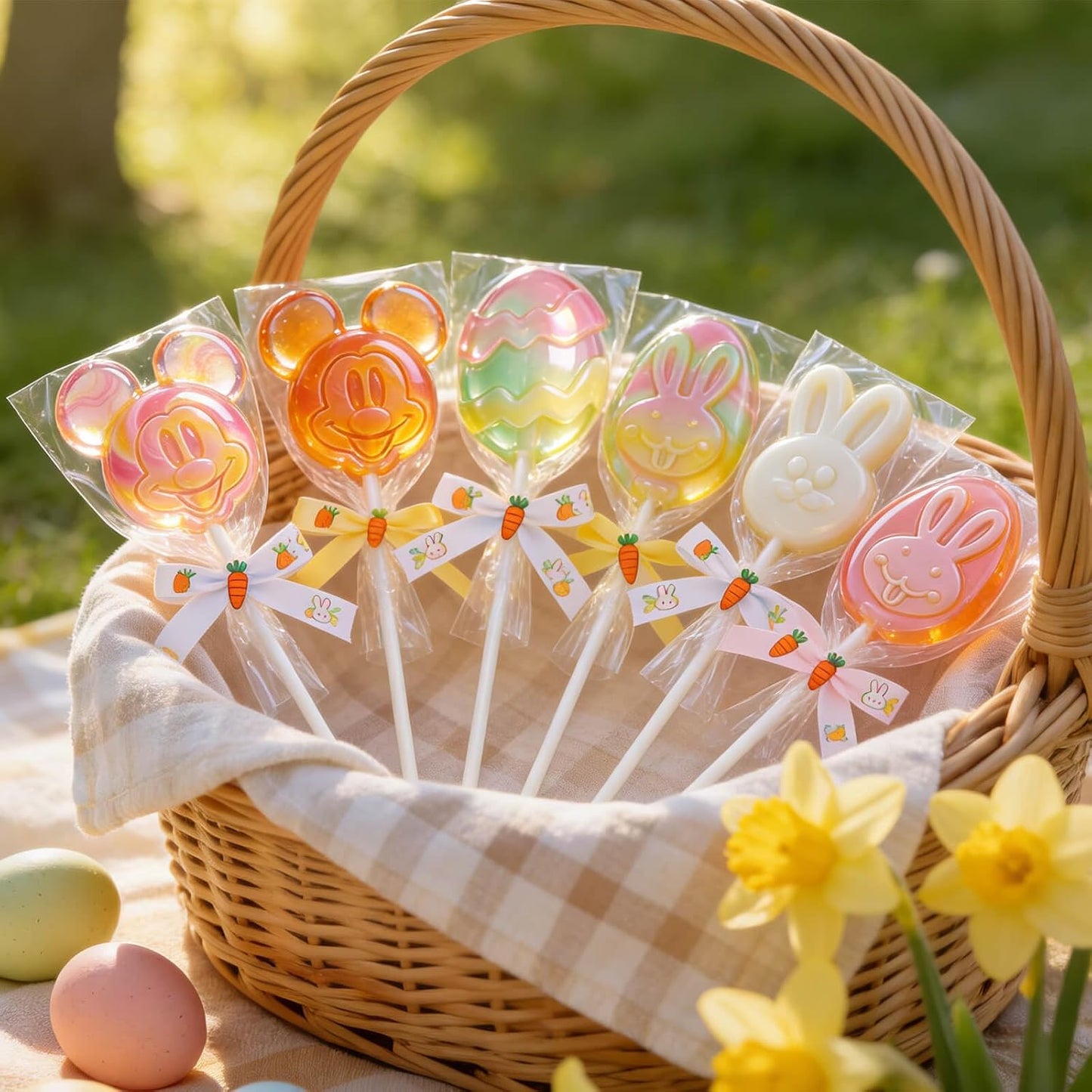 Juego de 304 moldes para piruletas de Pascua y huevos de conejo