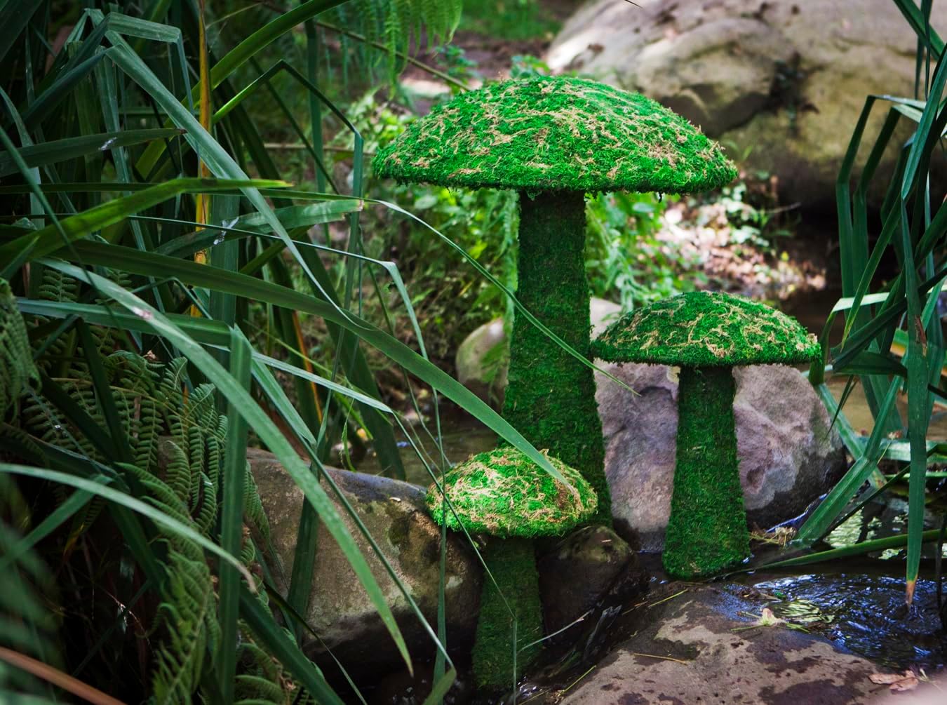 Seta musgo deco 11pulg verde fresco