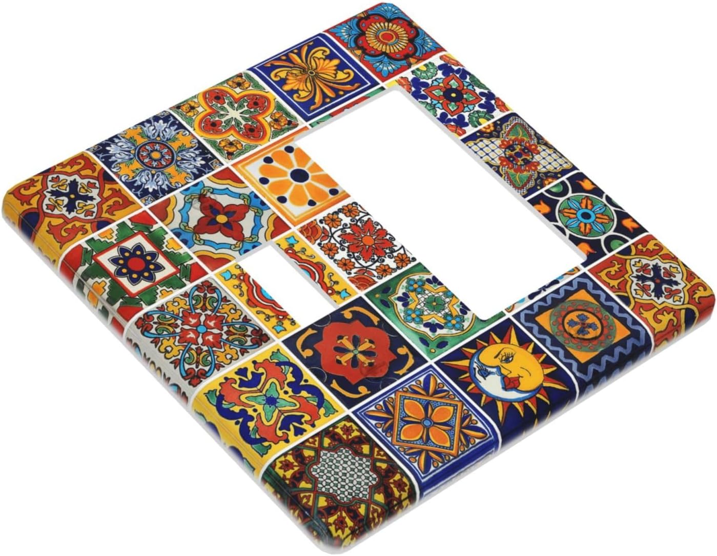 Azulejo Talavera Mexicano Bohemio Floral