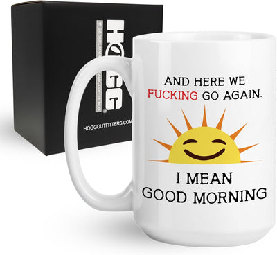 Taza café sarcástica cerámica 15oz texto inglés regalo mujer