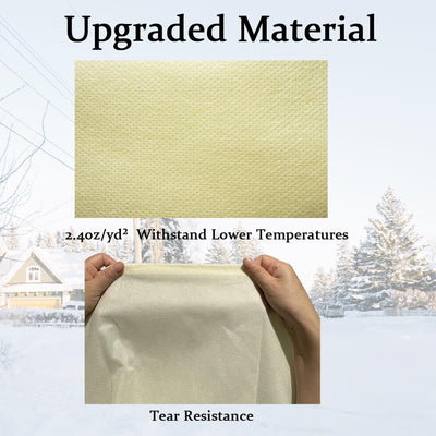 Cubiertas invierno plantas 31.5x47.2pulg set 3 2.4oz/yd²