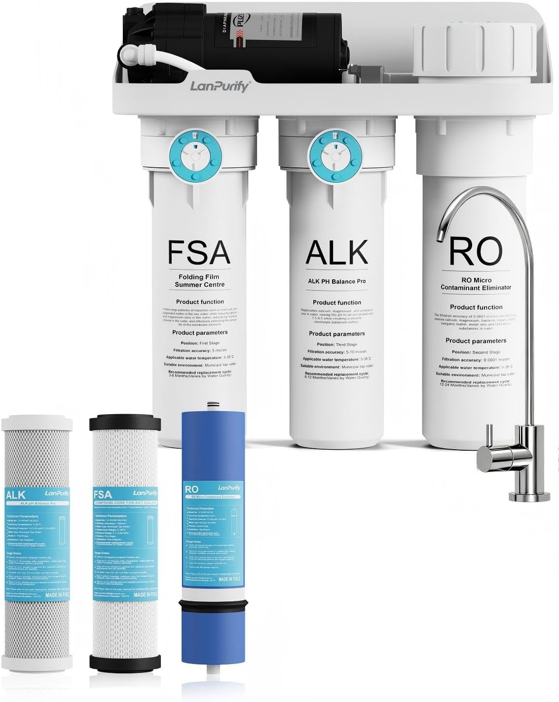 Filtro agua ósmosis inversa alcalina ROWF-05