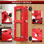 Plantilla bisagra puerta aluminio ajustable 2.5-5pulg