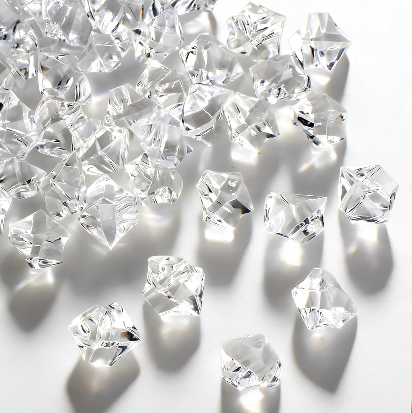 160 Cubos Hielo Falso para Jarrones 0.866x0.709pulg