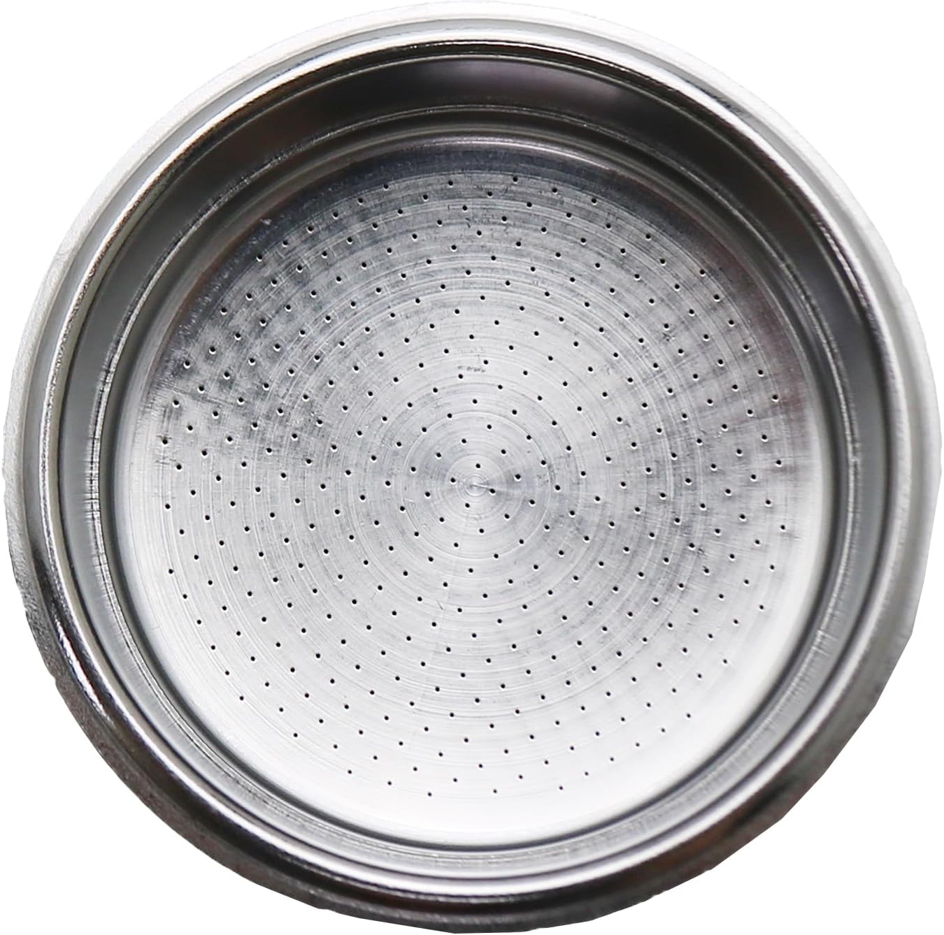 Filtro doble acero inox plateado adecuado para máquina espresso
