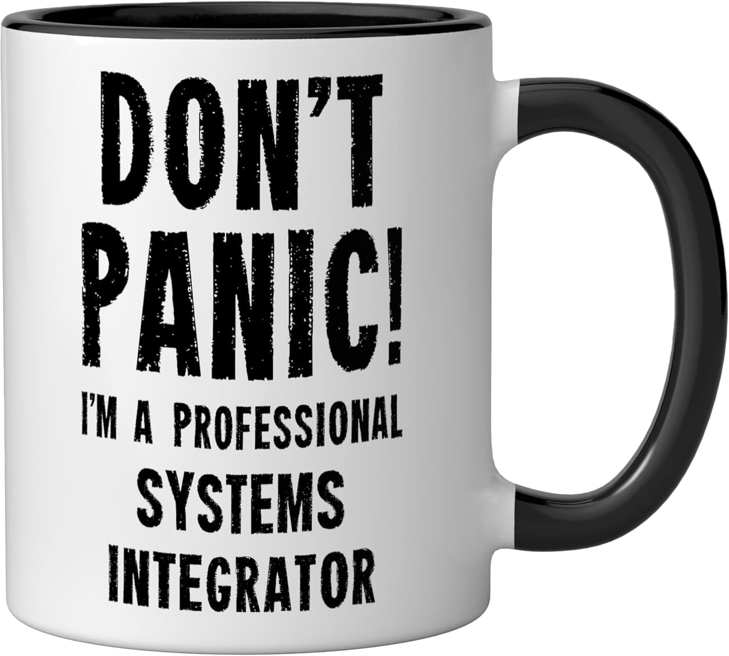 Taza Cerámica para Sistema Integrador Negro/Blanco