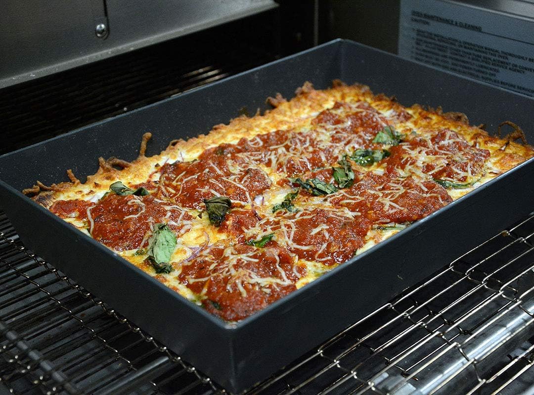 Sartén Pizza Detroit 8x10pulg Set 12 Pzas