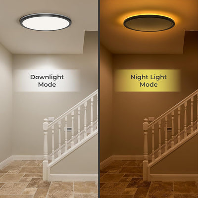 2 Lámparas LED techo 12pulg control remoto luz cálida dormitorio cocina