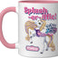 Taza Cerámica Rosa/Blanco Serie Finley