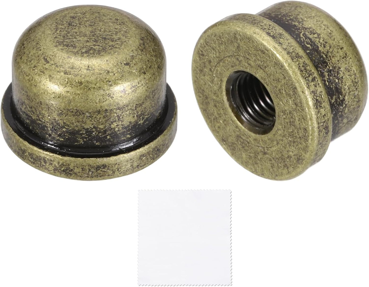Remates lámpara 0.5pulg rosca 1/4-27 perilla decorativa con paño