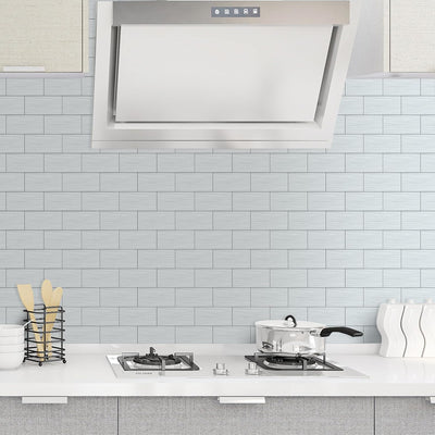 Azulejos acero inox 3x6pulg para pared cocina baño paquete 100