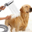 Accesorio ducha perro 3 modos manguera acero inox 118pulg