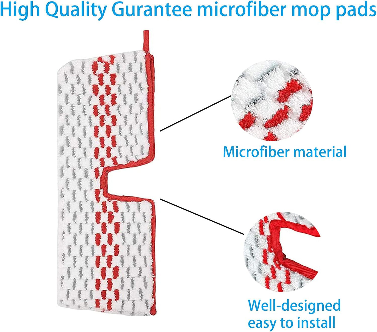 6 Pzas Almohadillas Microfibra Promist Max Reutilizables