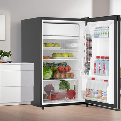 Mini refrigerador 4.3 pies cúbicos con congelador solo puerta
