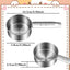 2 Cucharas Medidoras Acero Inox 2.0oz para Mascotas
