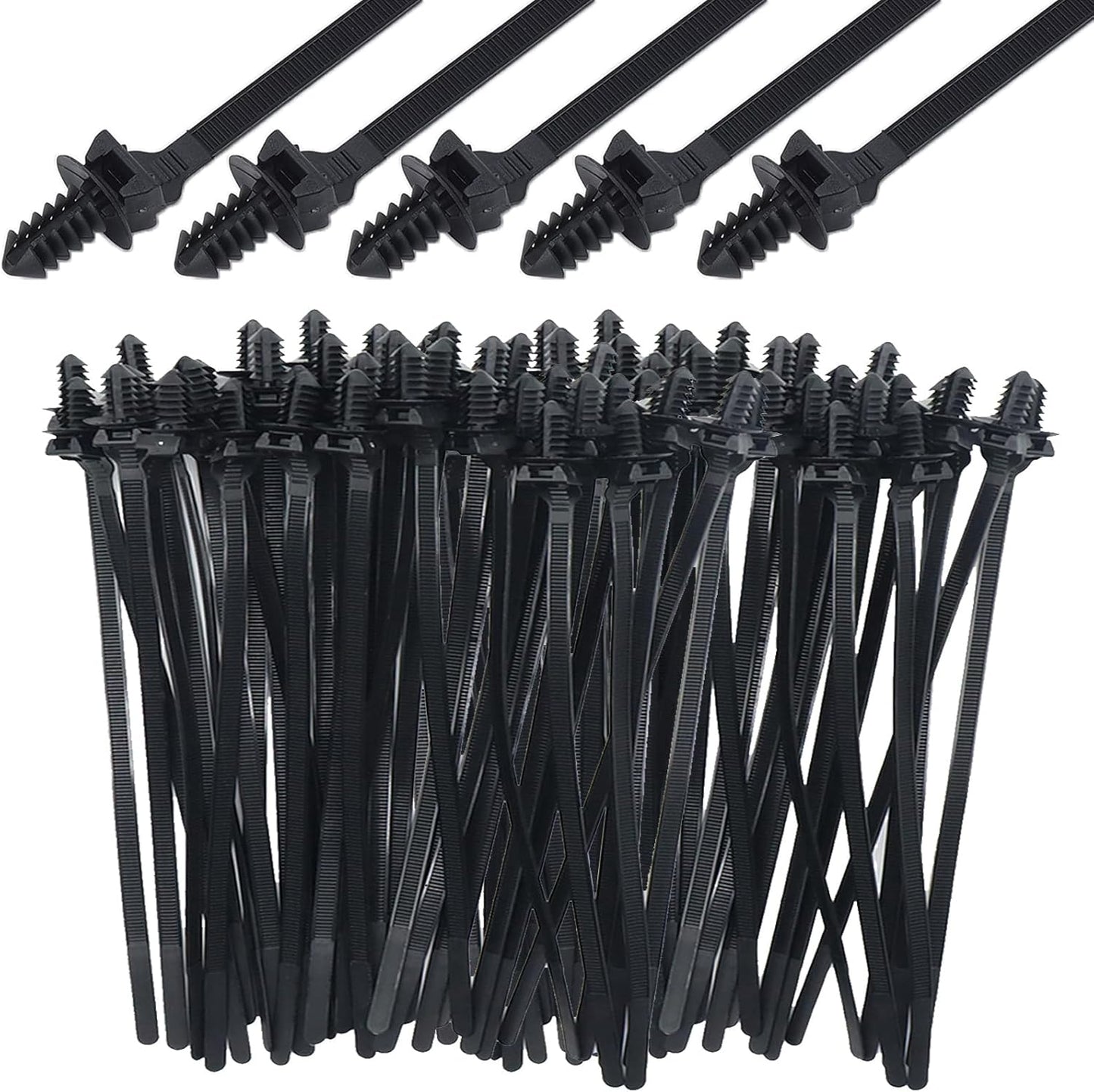 Bridas fijación presión para cables motor set 50