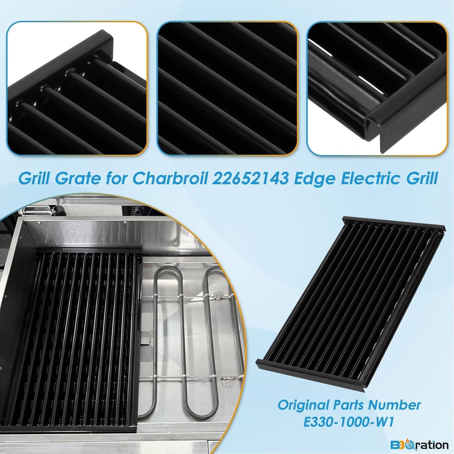 Rejilla parrilla eléctrica Charbroil Edge