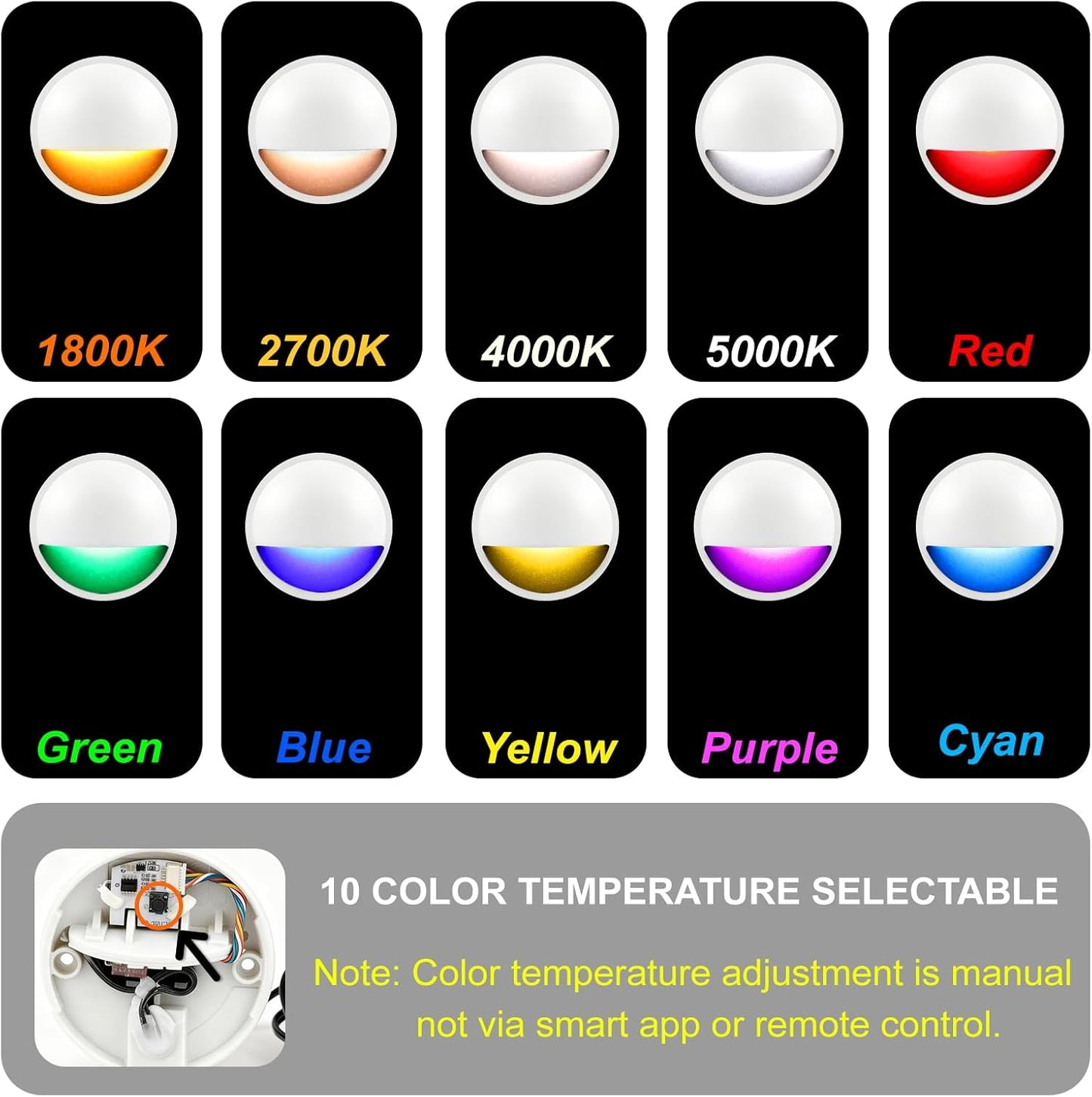 Luces RGB exteriores 3W 12V cambio color impermeables