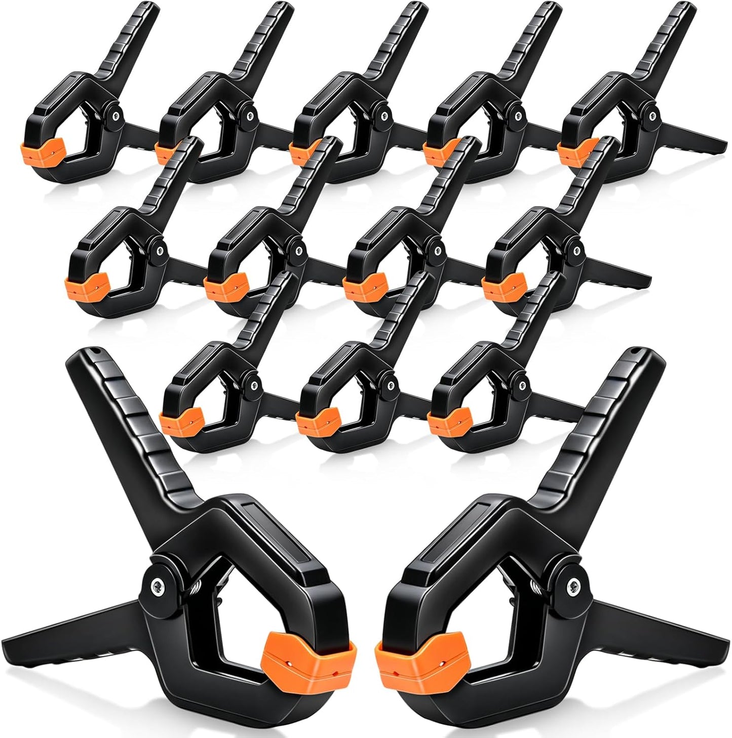 14 Clips Resorte Plástico 3.5pulg para Telón Manualidades