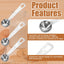 3 Cucharas Medidoras Acero Inox 0.1-0.3oz