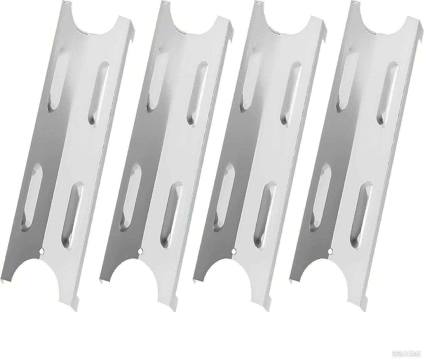 Placa térmica acero inox 15.75pulg para parrilla Master Forge set 4