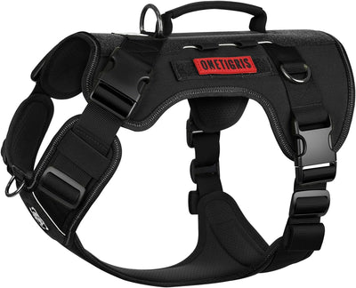 Arnés táctico K9 ajustable con chaleco reflectante