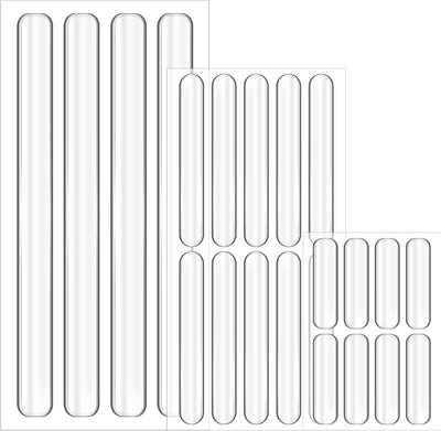22 Pzas Parachoques Goma Silenciadores Puerta Transparente