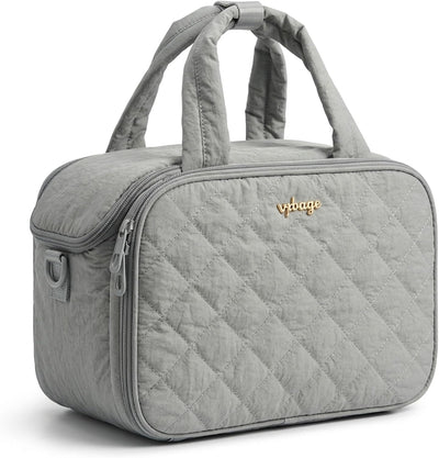 Neceser mujer viaje hinchable con compartimentos