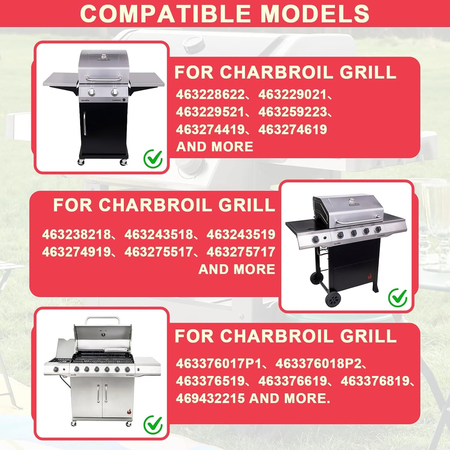Kit encendido parrilla Charbroil G432-8S01-W1