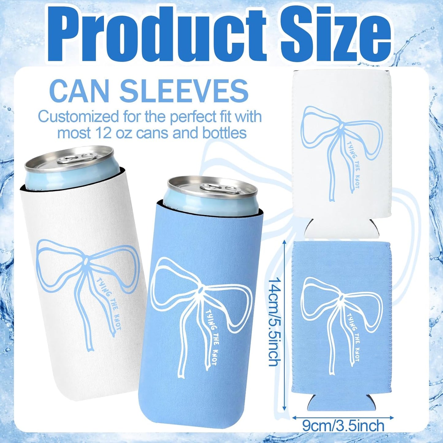 Fundas para latas de despedida de soltera SiliFine coqueta decorativa